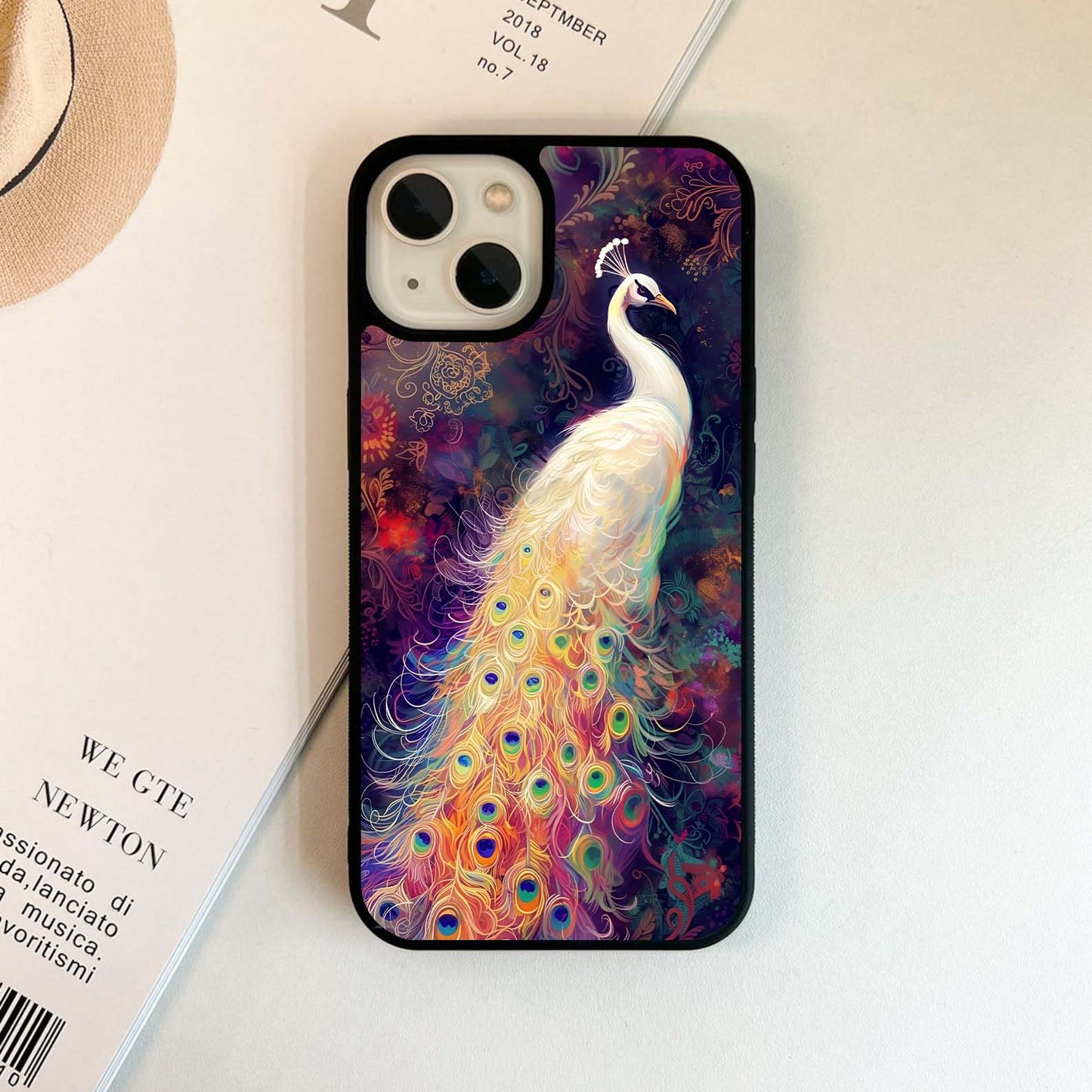 Regal Peacock Glass Case