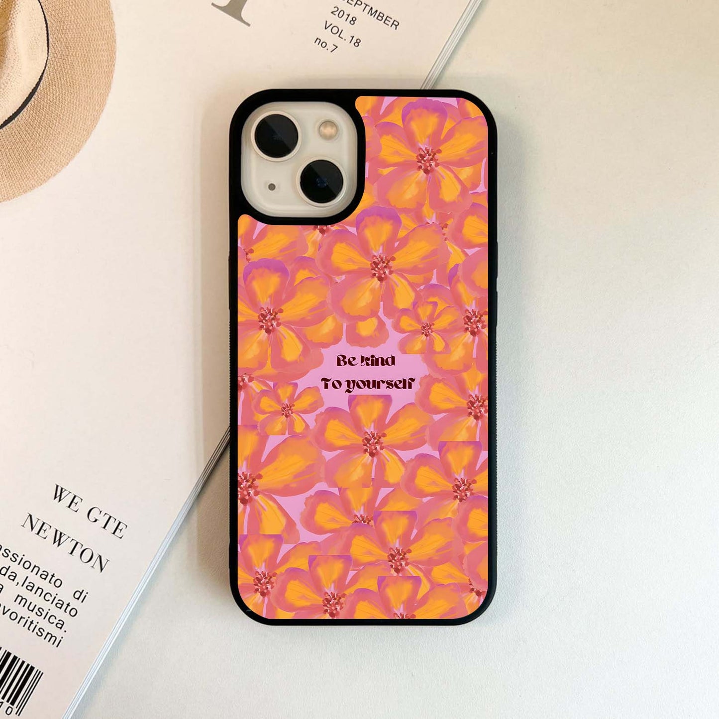 Be Kind To Yourself Glass Case