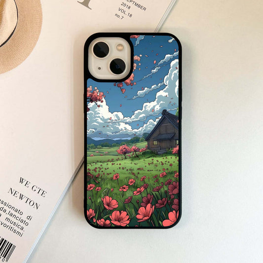 Anime Cottage Field Glass Case