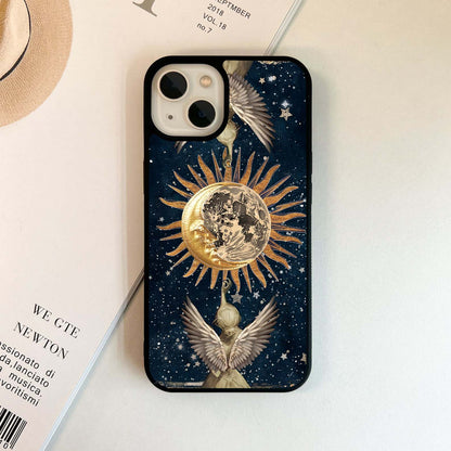 Aesthetic Retro Angel Glass Case