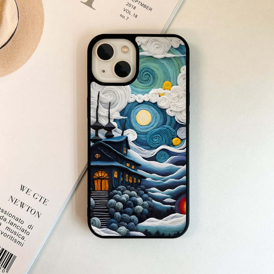 Mystic Yarn Cottage Glass Case