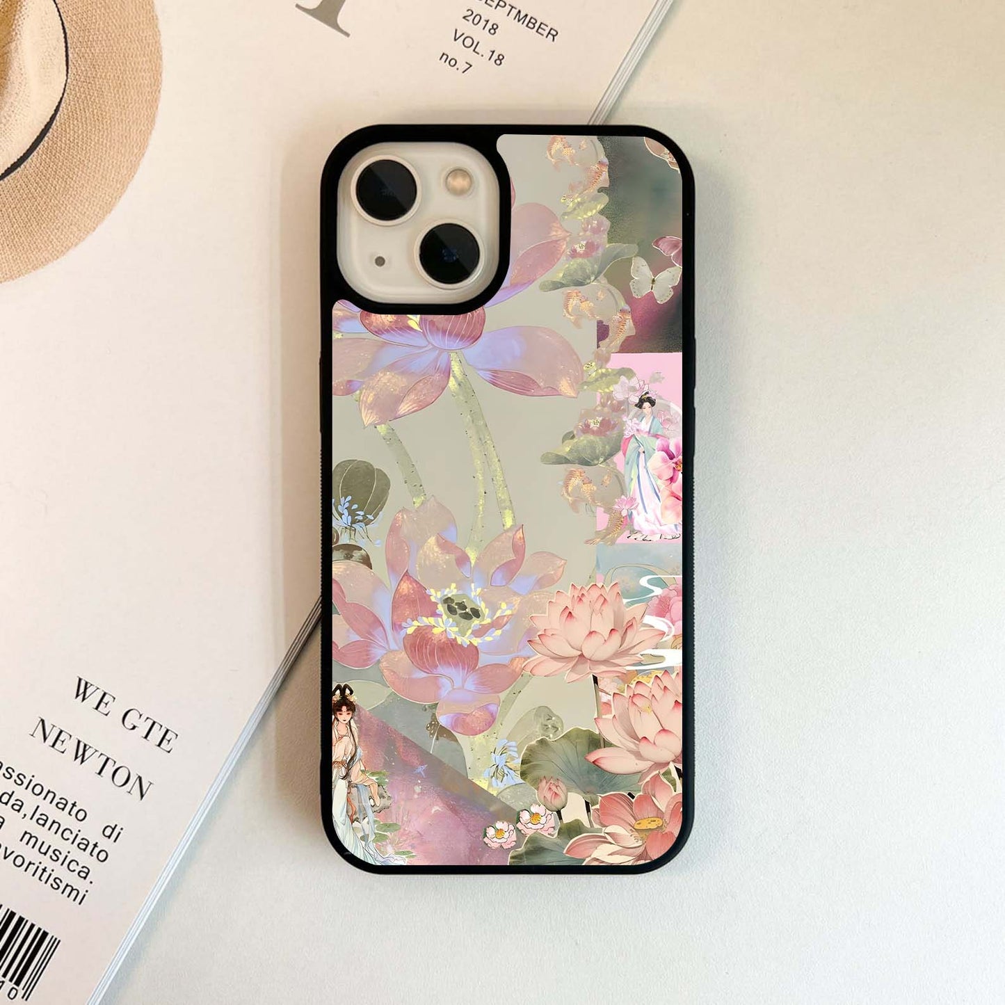 Lotus Dream Garden Glass Case