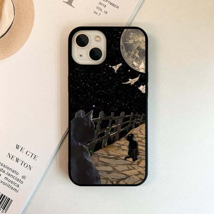 Cosmic Cat Companions Glass Case