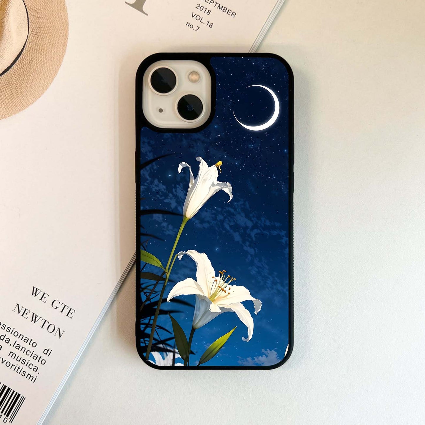 Dark Lily Night Glass Case