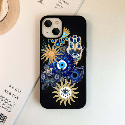 Evil Eye Charm Vibes Glass Case