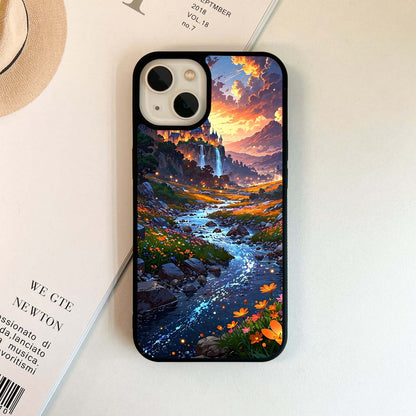 Enchanted Sunset Valley Glass Case