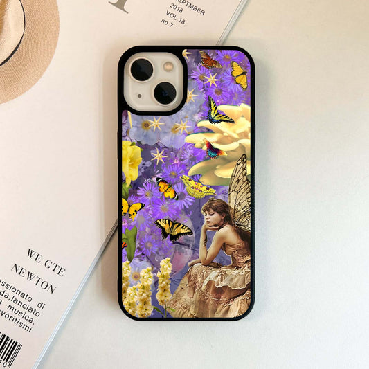 Butterfly Fairy Garden Glass Case