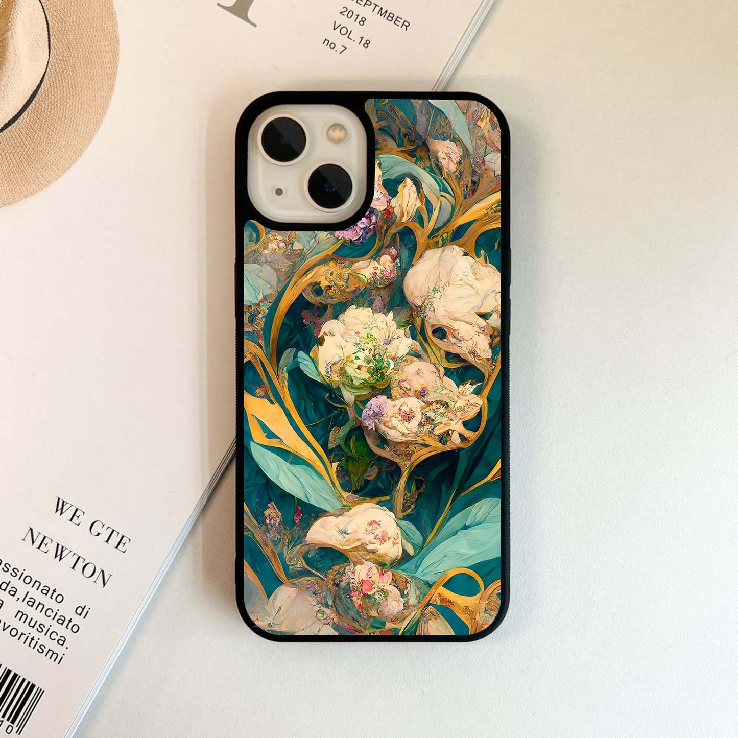 Leafy Peek Glass Case