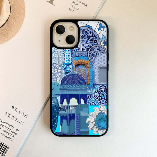 Royal Blue Bliss Glass Case