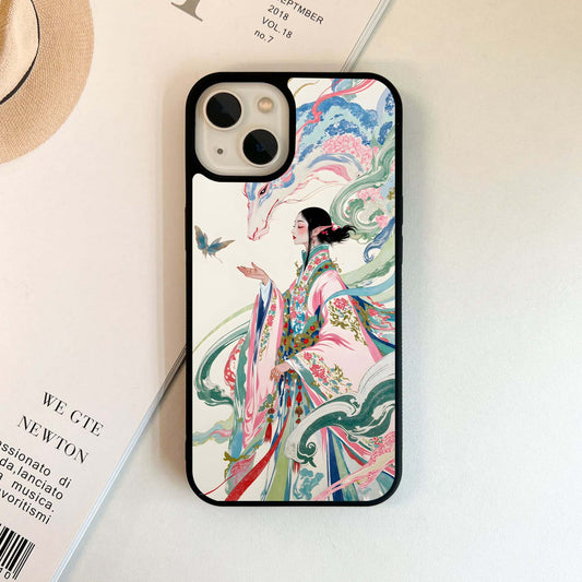Silken Dragon Dream Glass Case
