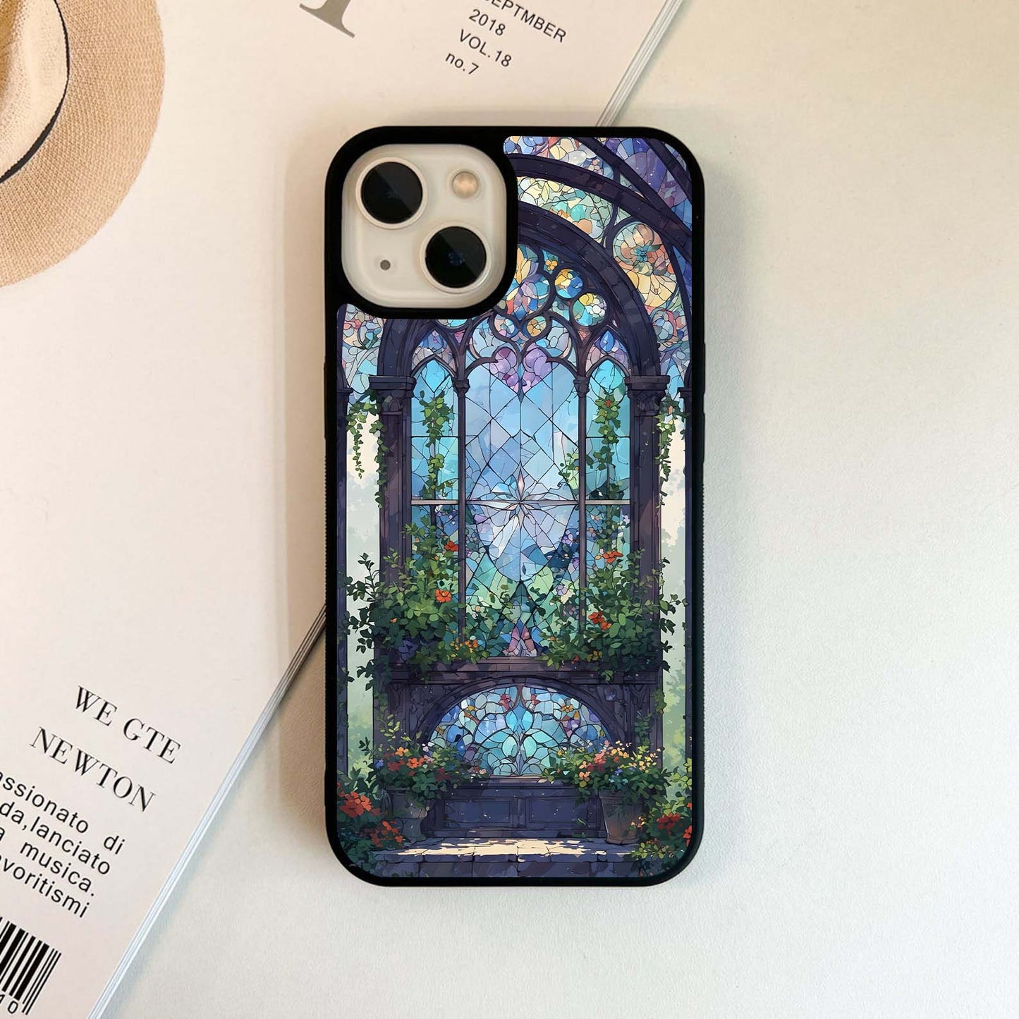 Crystal Bloom Window Glass Case