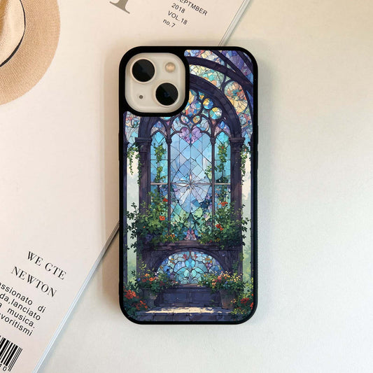 Crystal Bloom Window Glass Case