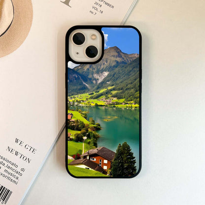 Peaceful Valley View Glass Case