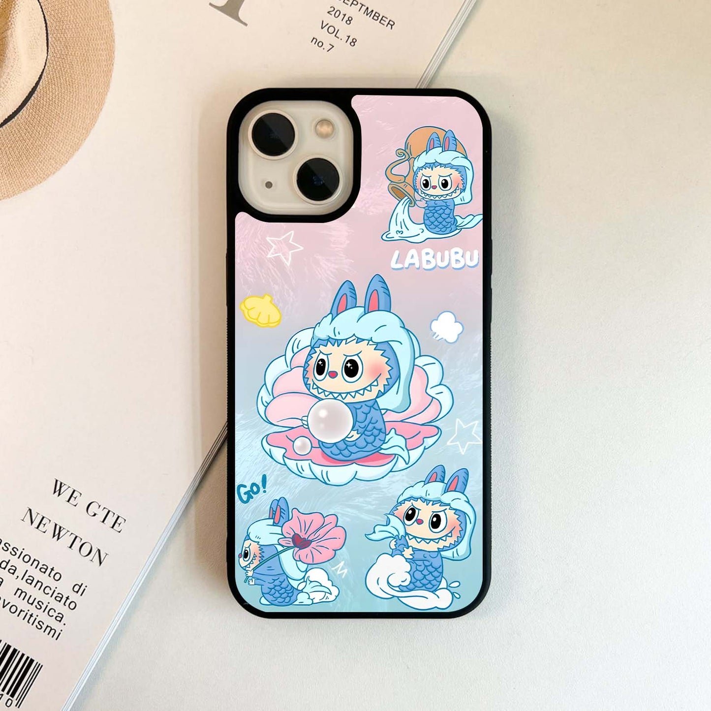 Bounce Vibe Labubu Glass Case