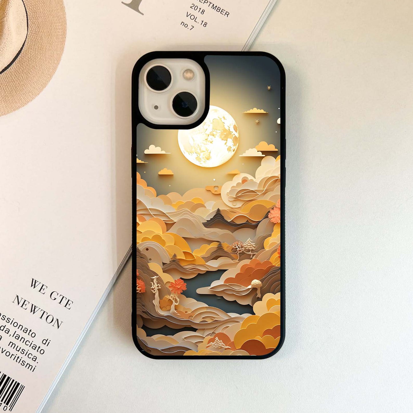 Mid Autumn Season Glass Case