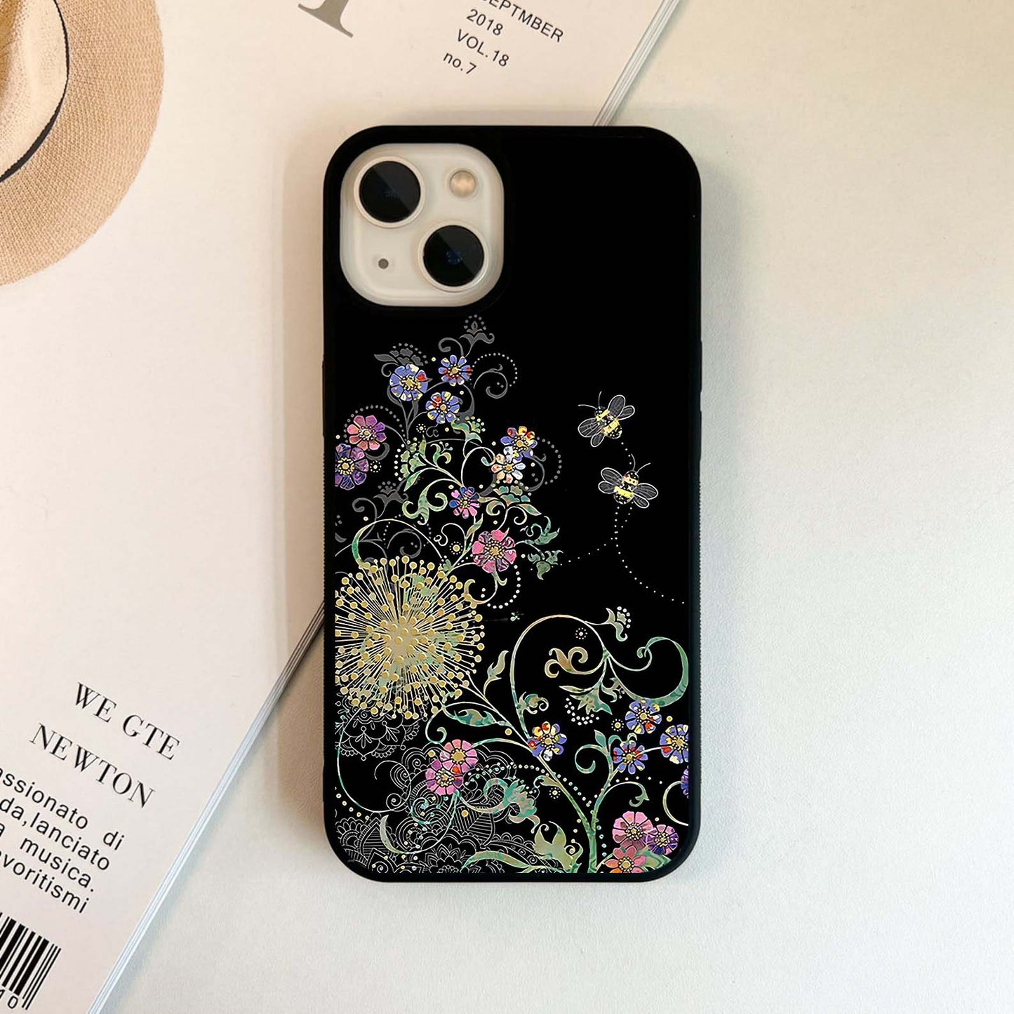 Golden Garden Glow Glass Case