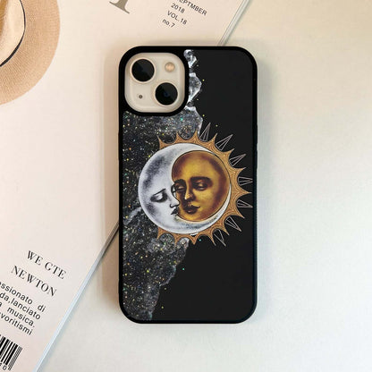 Cosmic Lovers Sun & Moon Glass Case