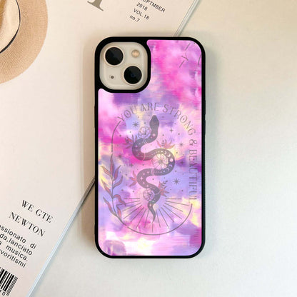 Celestial Snake Glass Glass Case