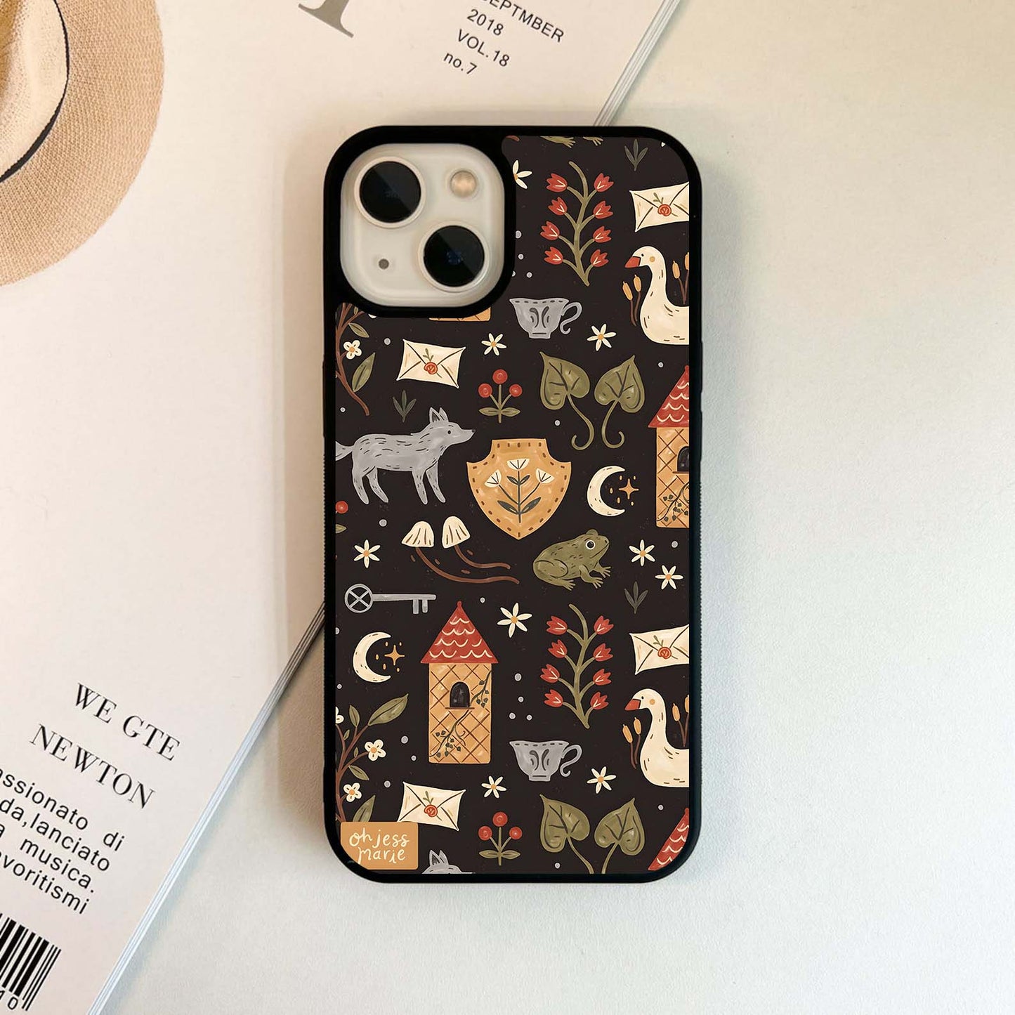 New Fairytale Pattern Glass Case