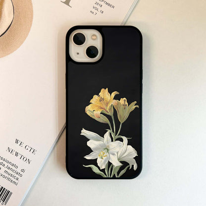 Golden Lily Contrast Glass Case