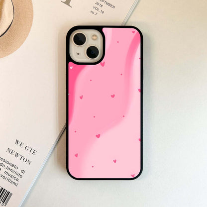 Pink Sweet Waving Glass Case