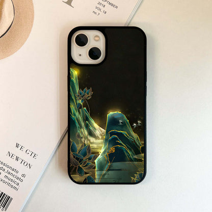 Night Lotus Shine Glass Case