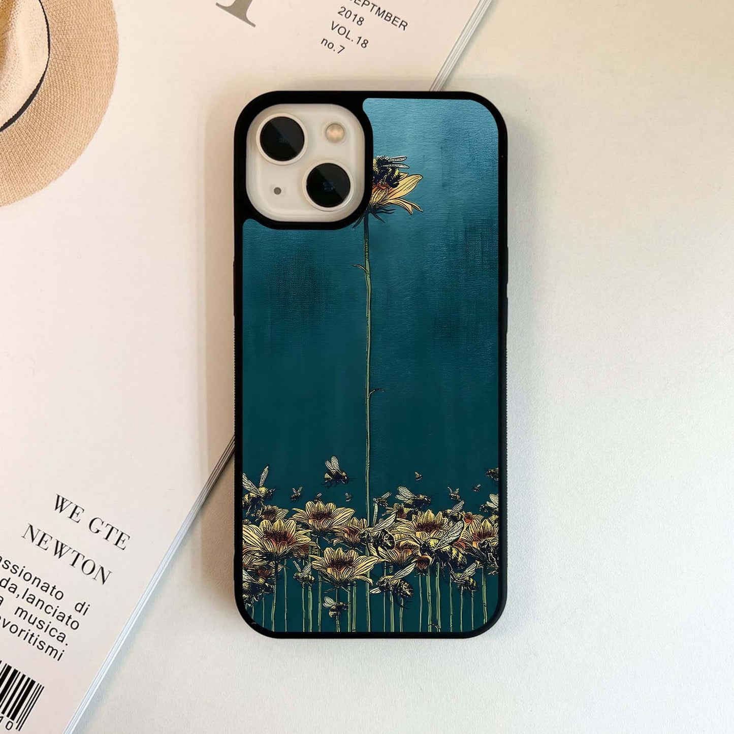 Golden Hive Buzz Glass Case