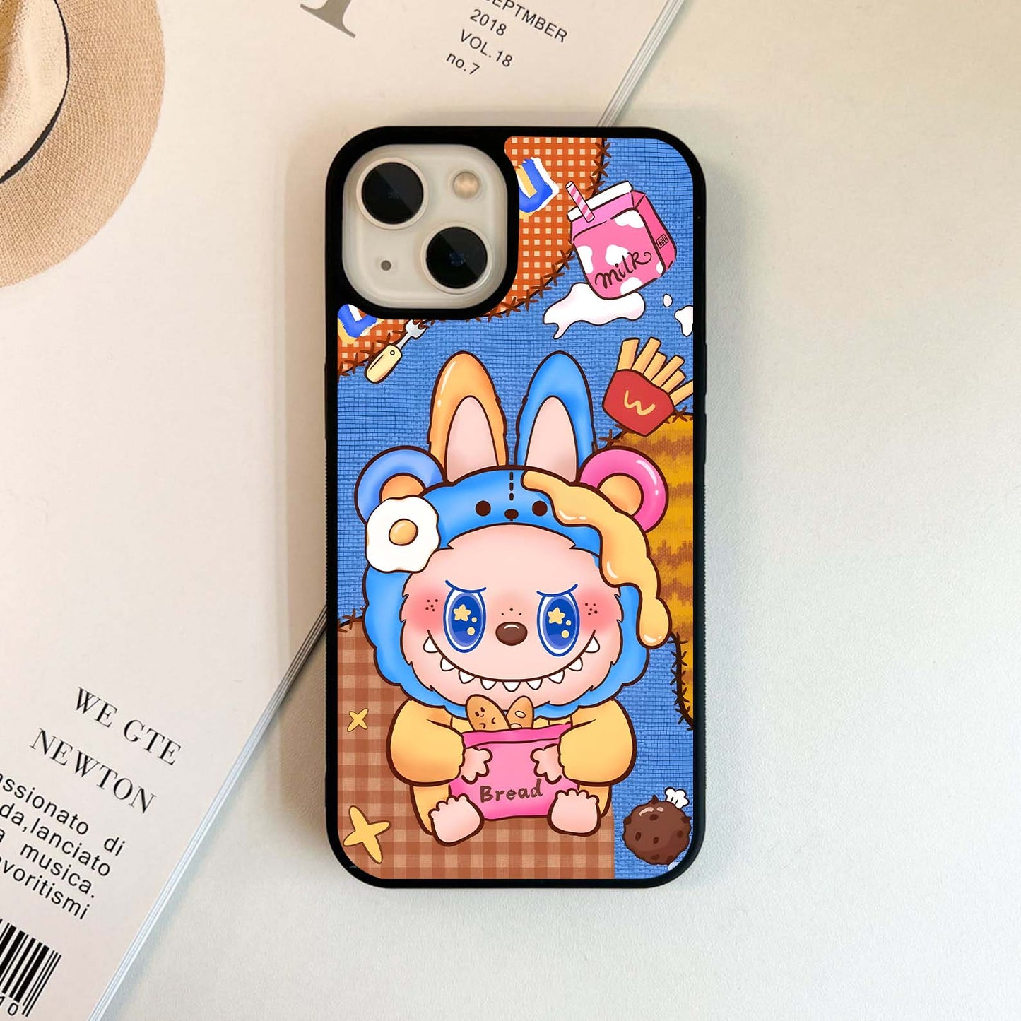 Food Labubu  Glass Case