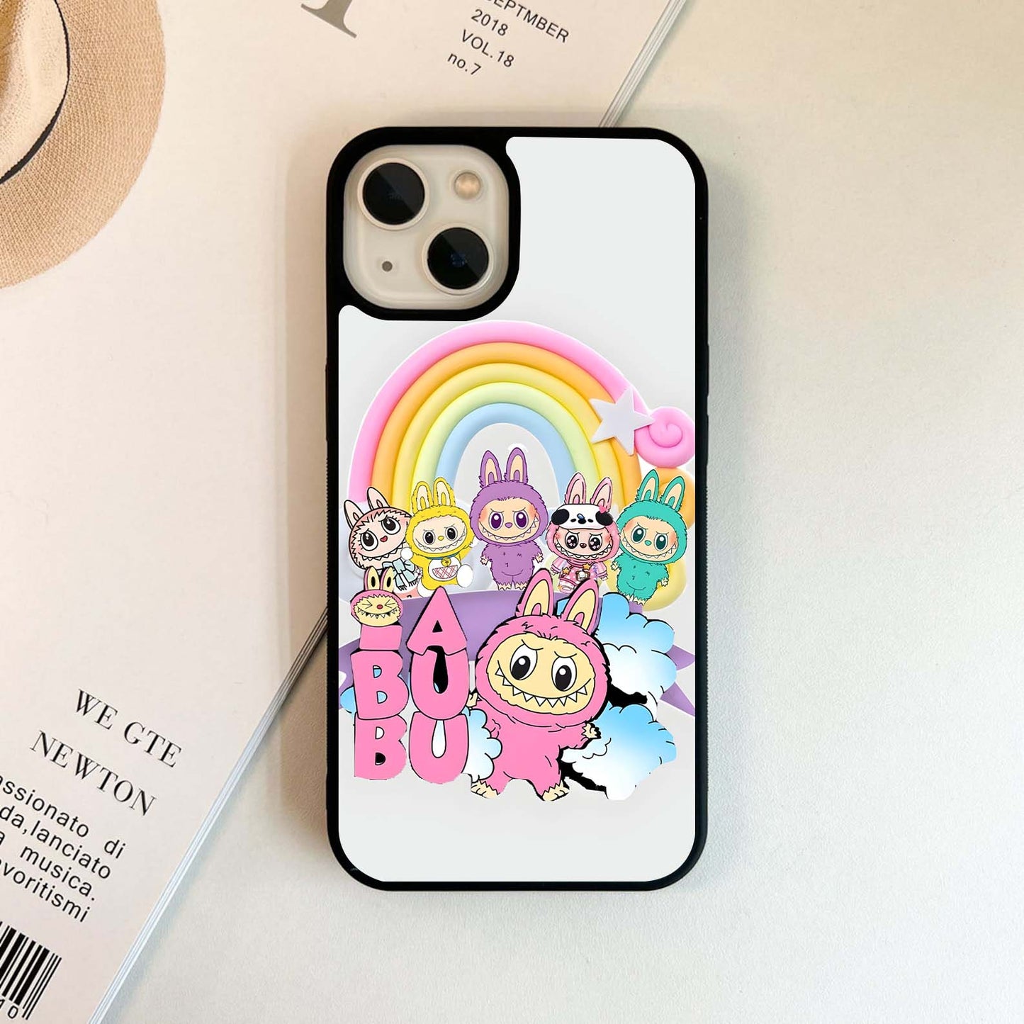 Glow Ear Gang Labubu Glass Case