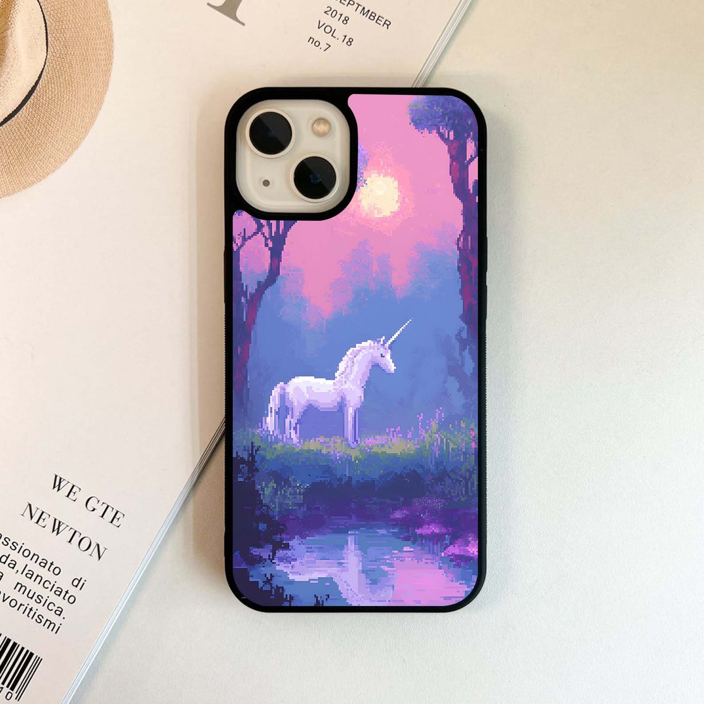 Mystic Unicorn Sunset Glass Case