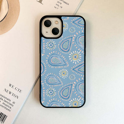 Paisley Sky Delight Pattern Glass Case