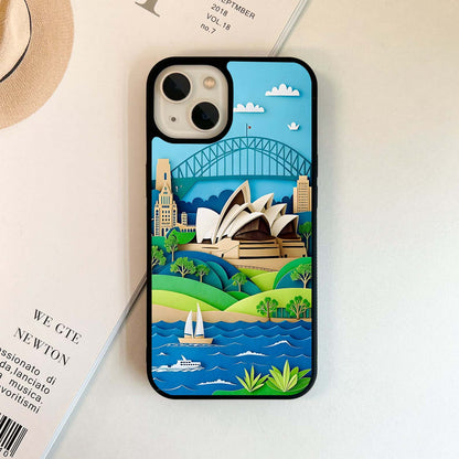 Harbor Skyline Layers Glass Case