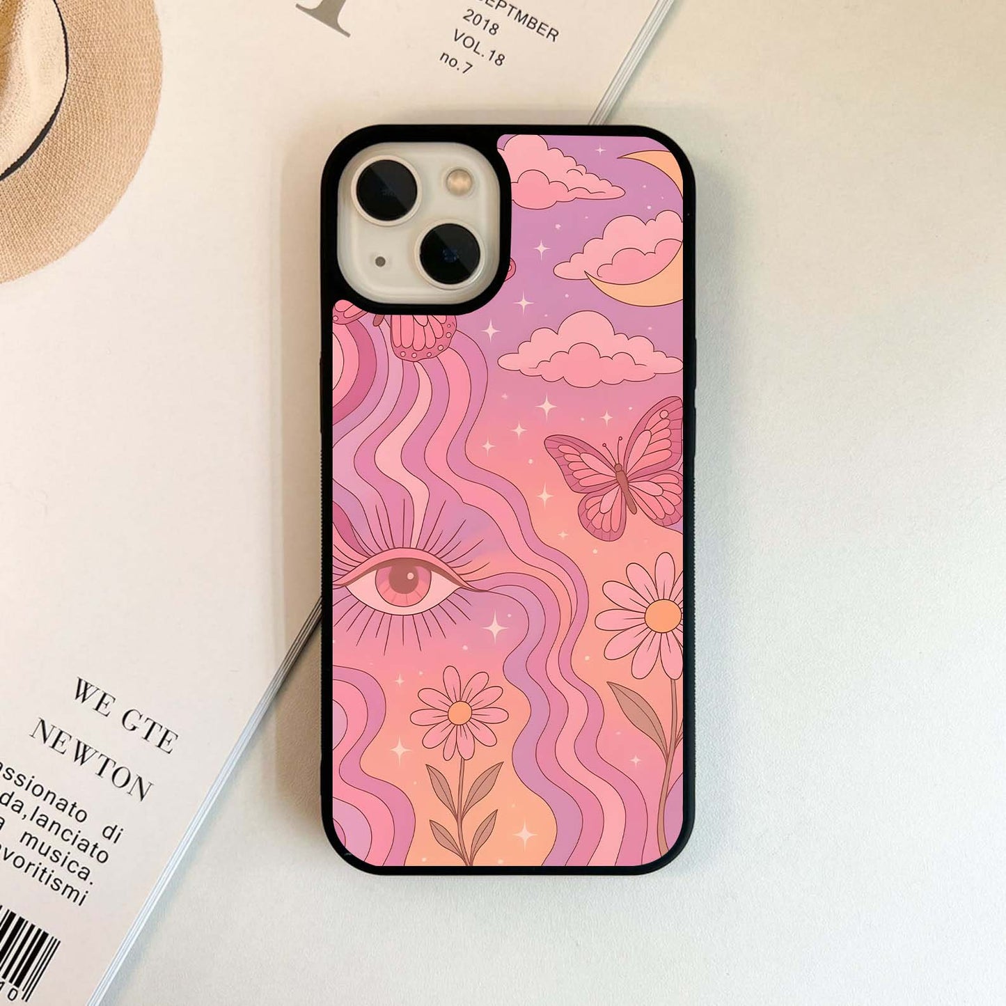 Butterfly Eye Magic Glass Case