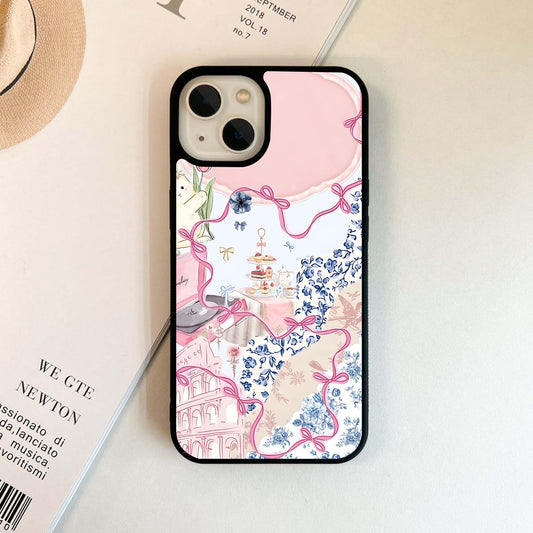 Aesthetic Inncoent Rabbit Glass Case