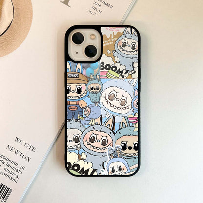 Labubu Boom Gang Glass Case