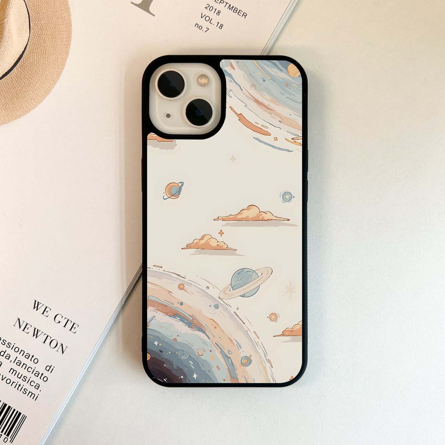 Pastel Planet Whirl Glass Case