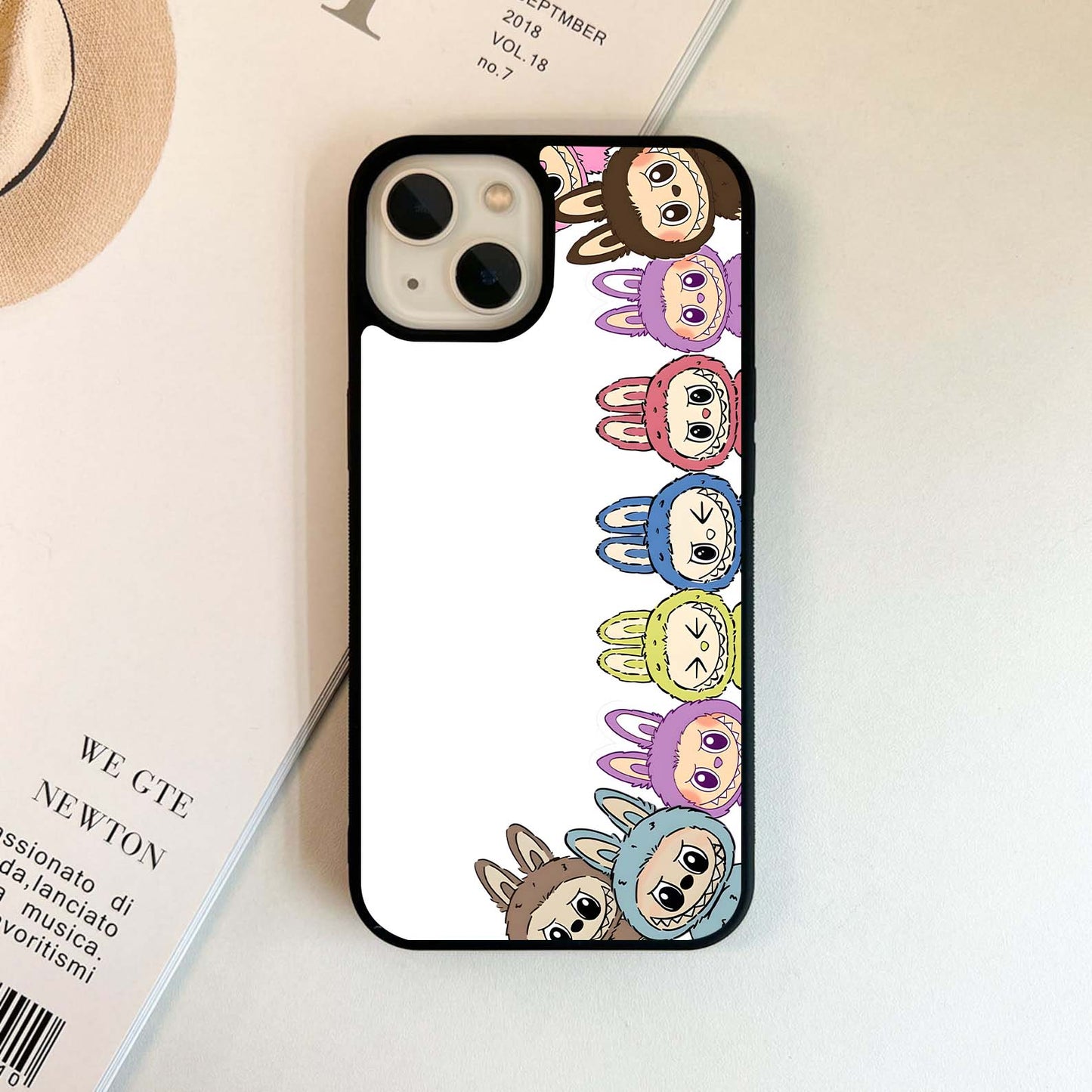 Puff Joy Labubu Glass Case