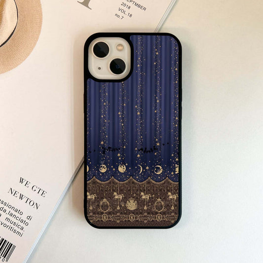 Vintage Celestial Circus Glass Case