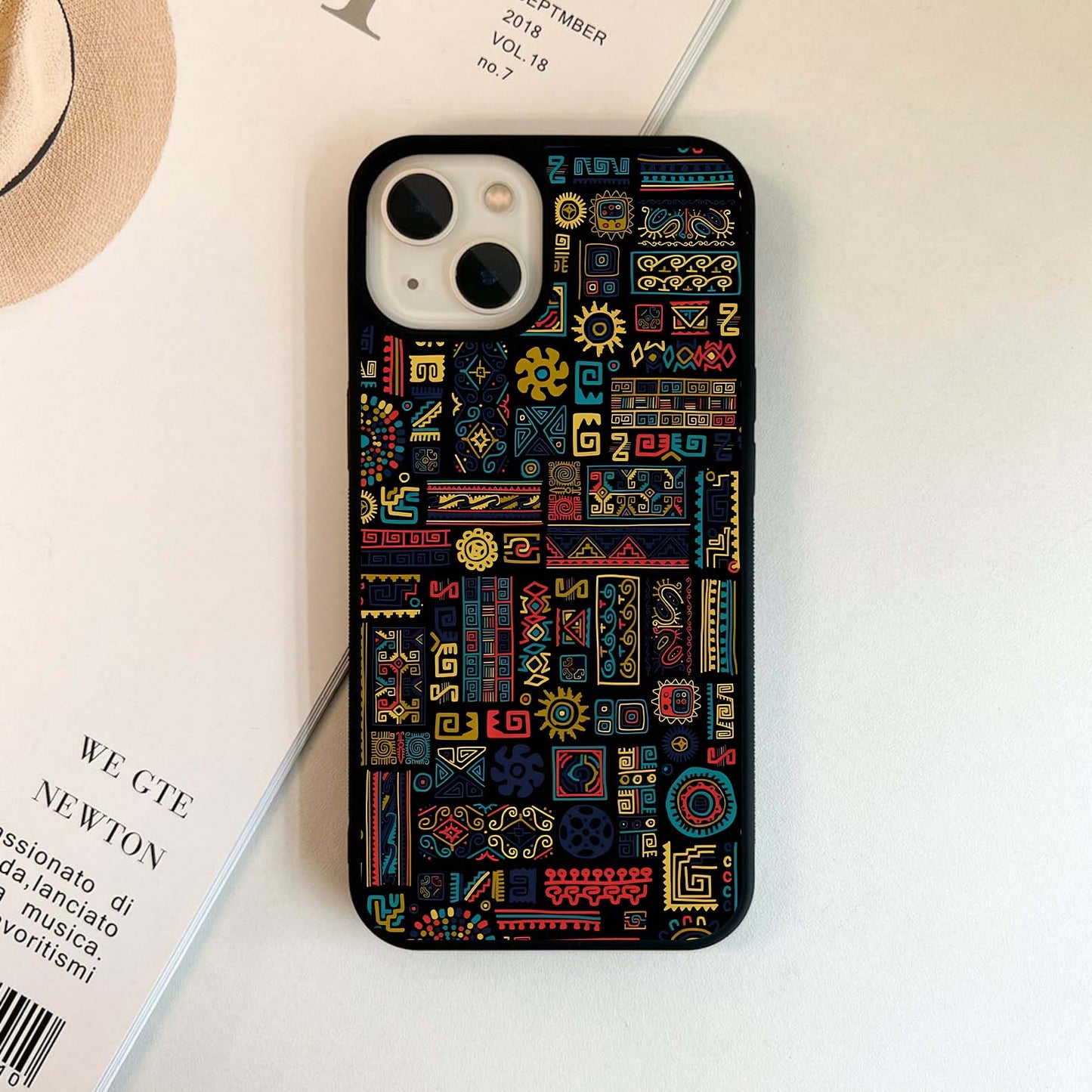Bold Tribal Code Glass Case
