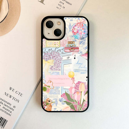 Girly Quotes Disco Ball Glass Case