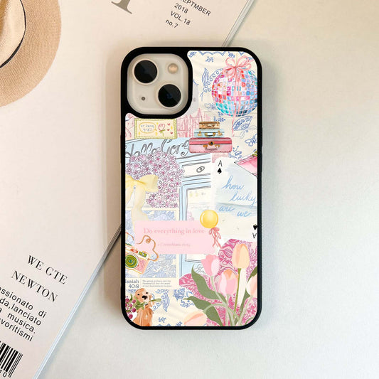 Girly Quotes Disco Ball Glass Case