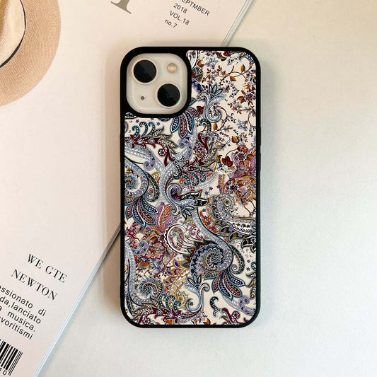 Boho Bloom Swirl Glass Case