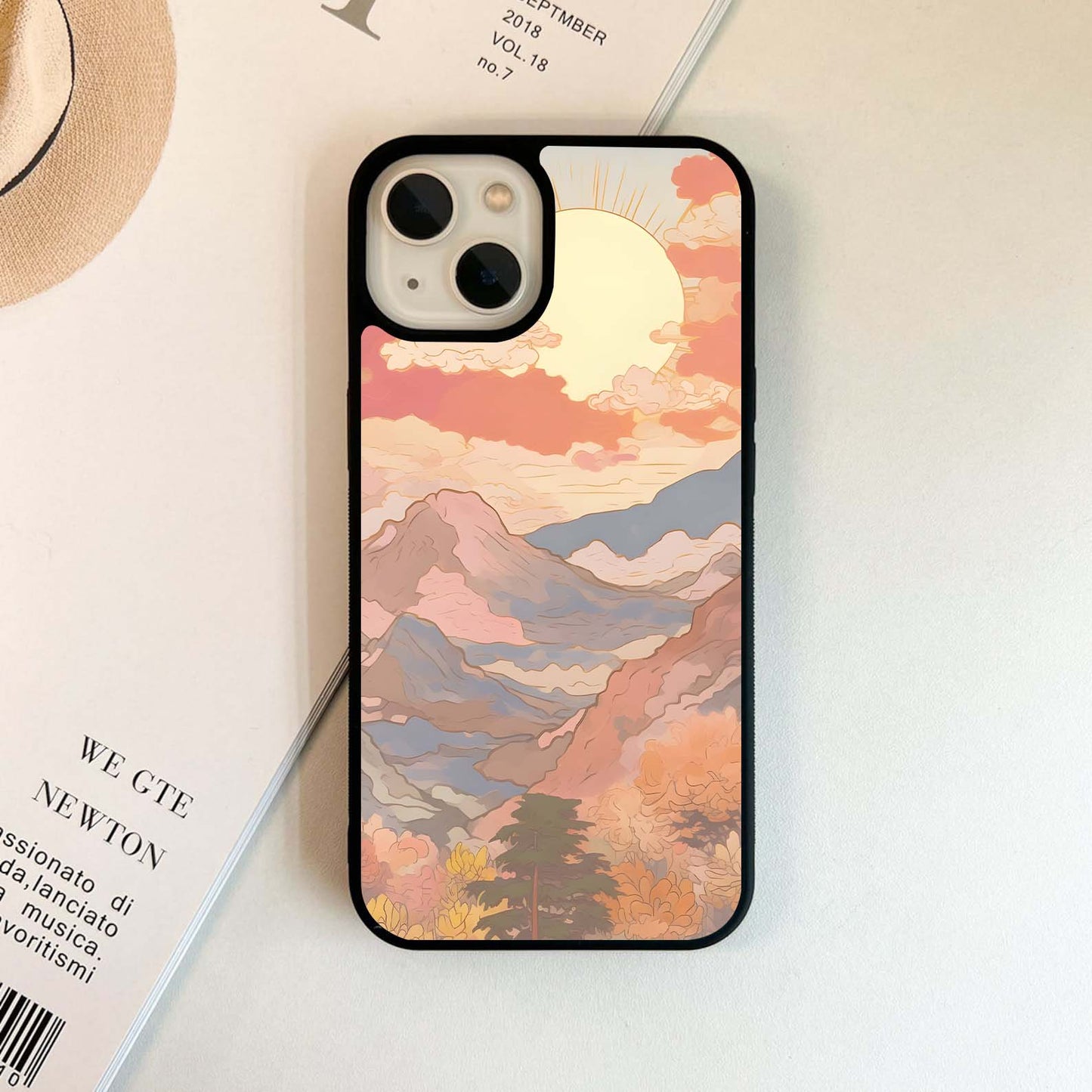 Blush Mountain Rise Glass Case