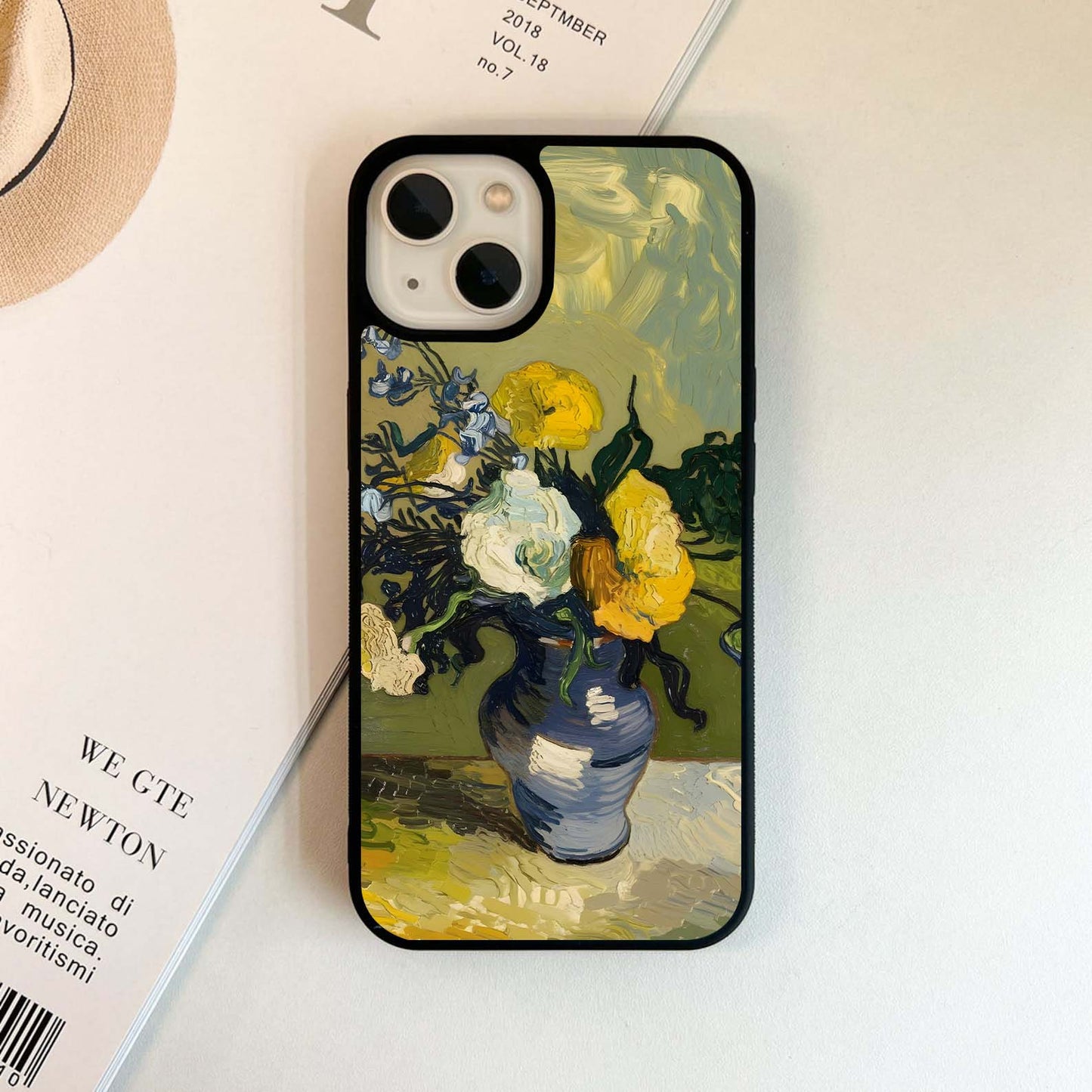 Flowers Ripple Glass Case