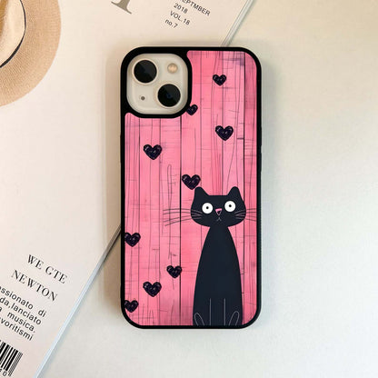 Lunar Dream Cat Glass Case