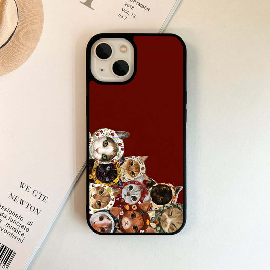 Cat Gang Aura Glass Case