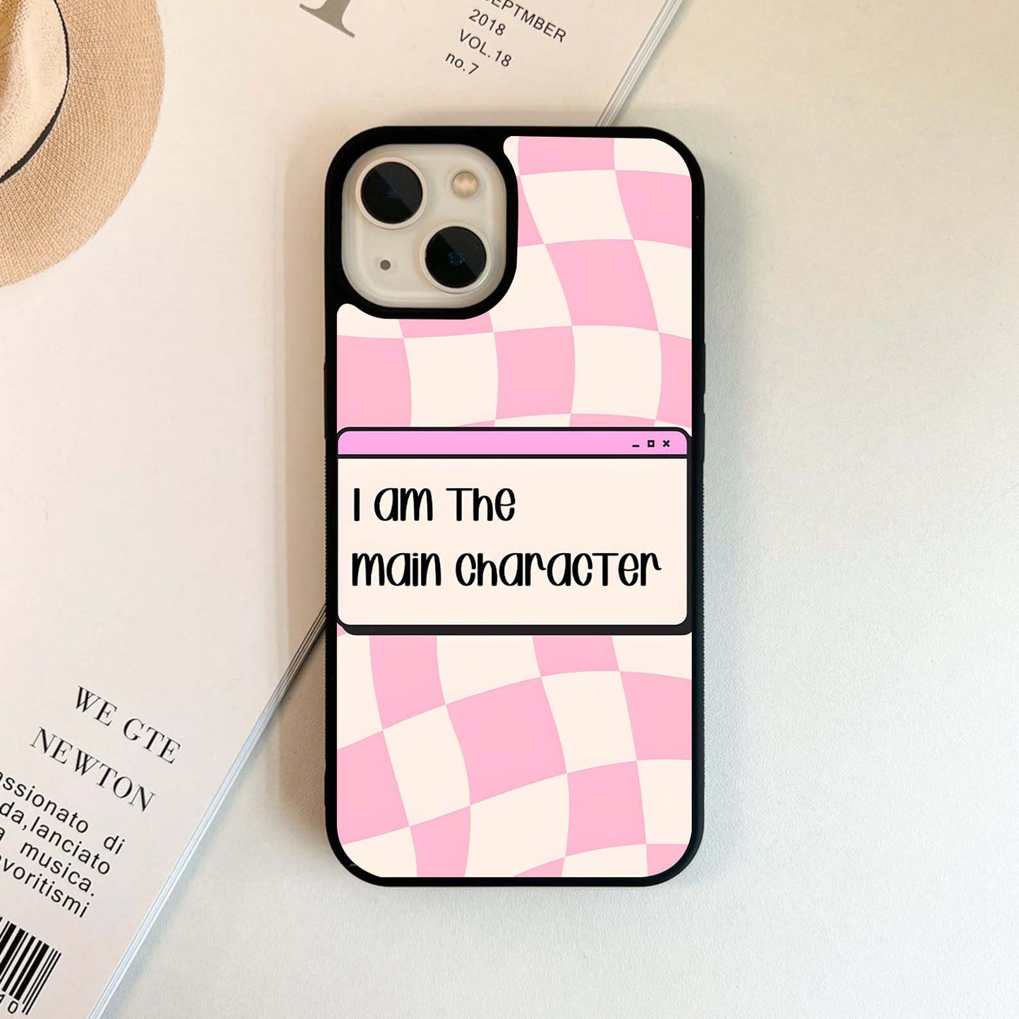 I Am the Main Character Glass Case