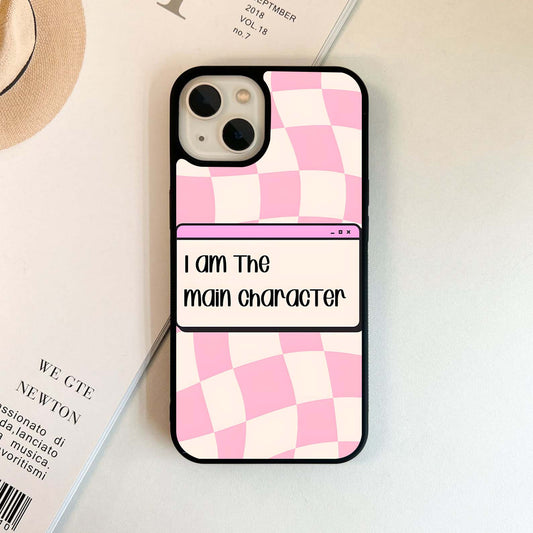 I Am the Main Character Glass Case