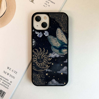 Crescent Moon Crown Glass Case