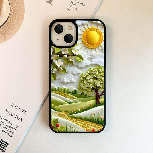 Spring Blossom Hills Glass Case